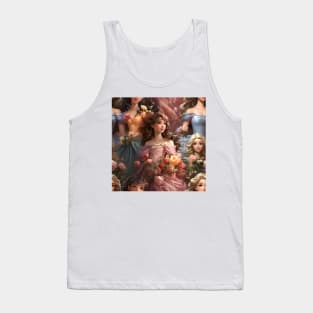 Princesses Pattern 18 Tank Top